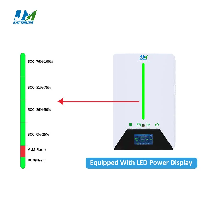 JM Wholesale Lifepo4 Powerwall Battery 24V 25.6V 100Ah 300Ah Lithium Ion Split Battery with CAN Communication Port