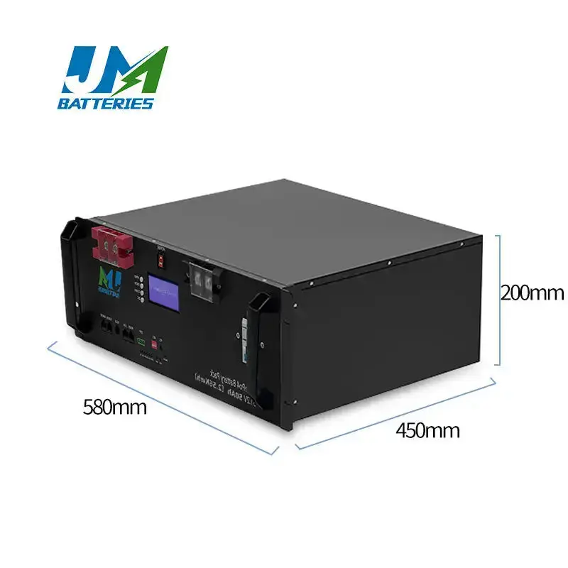 Lithium Ion 48v Battery Pack 51.2V 100ah 50ah 150ah 200ah Rack Solar Battery