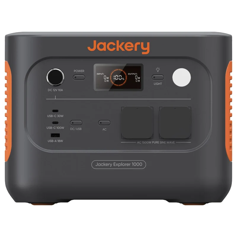 Jackery Explorer 1000 v2 Powerstation 1070 Wh, 1500 W, LiFePO4-Akku und USV-Funktion