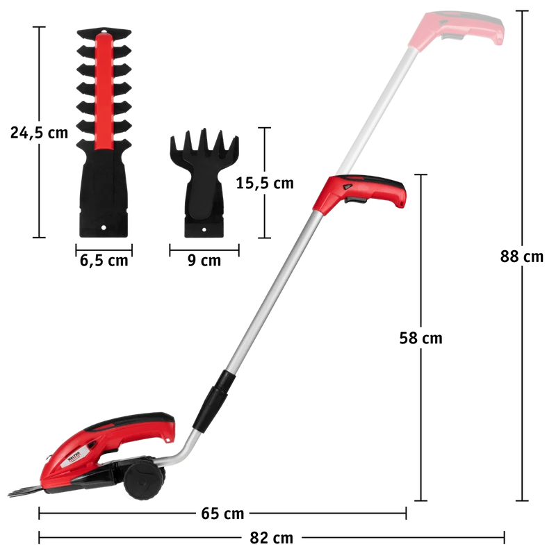 Li-Ion Akku-Gras- und Strauchschere 7,2 V