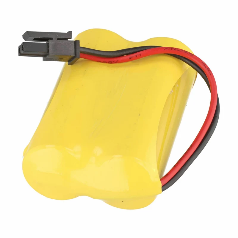AccuCell Lithium Batterie kompatibel ABB 3HAC051036-001, PLS17500, IRB1200 mit Kabel und Stecker