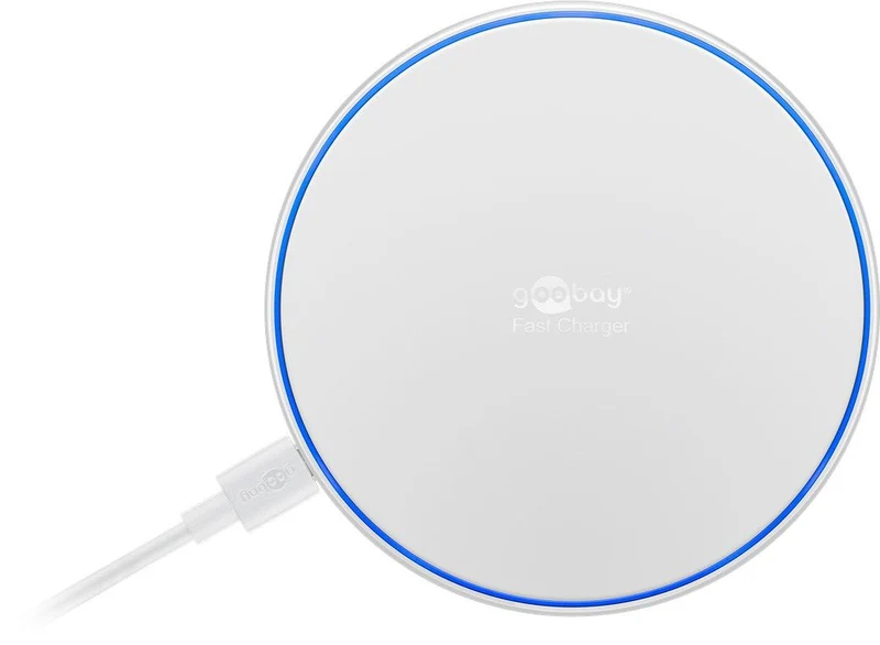 Goobay Kabelloses Schnellladegerät 10 W - geeignet für Smartphones und Geräte mit Qi-Standard