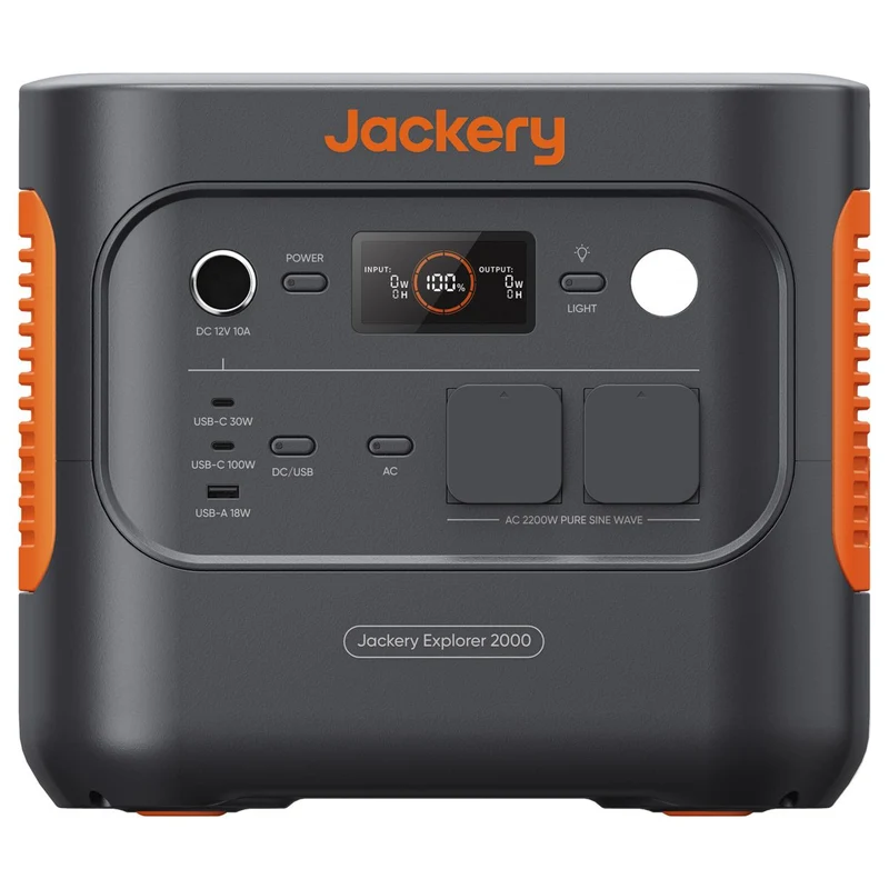 Jackery Explorer 2000 v2 Powerstation 2042 Wh / 2200 W mit LiFePO4-Akku