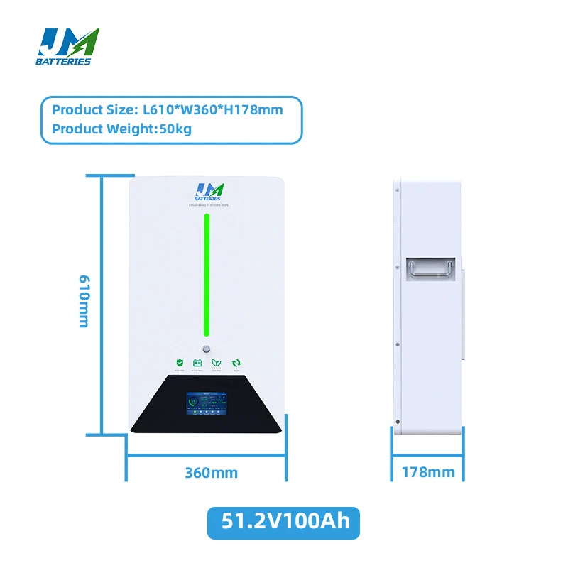 48V 100Ah Home Energy Storage System 5 kw Battery Powerwall Baterie