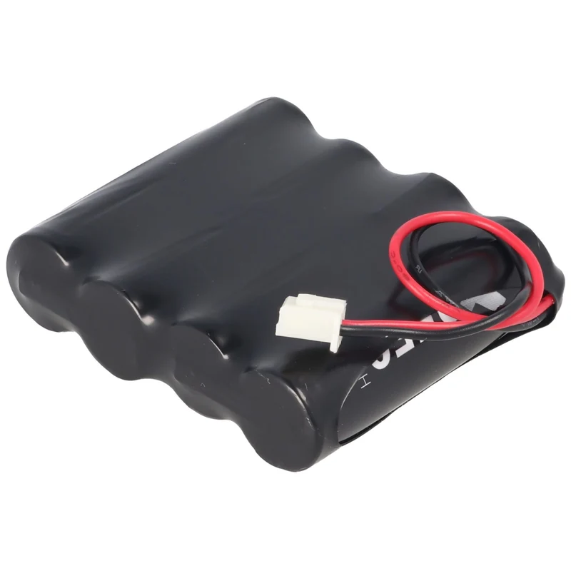 AccuCell Akkupack mit Kabel und Stecker passend für die Waage ADE PWN5, Akku passend für Präzisionswaage, Kompaktwaage, NiMH 4,8V 2550mAh