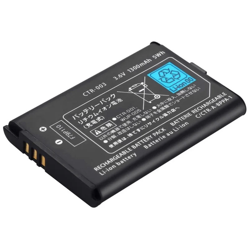 3,7 V 1300mAh CTR-003 Qualität Akku Pack Ersatz für Nintendo 3DS CTR A AB, CTR 003 für Nintendo 2DS XL, 3DS,