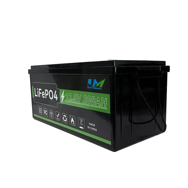 Factory LiFePO4 Power Battery 12.8V 200ah Lithium Ion Battery Pack
