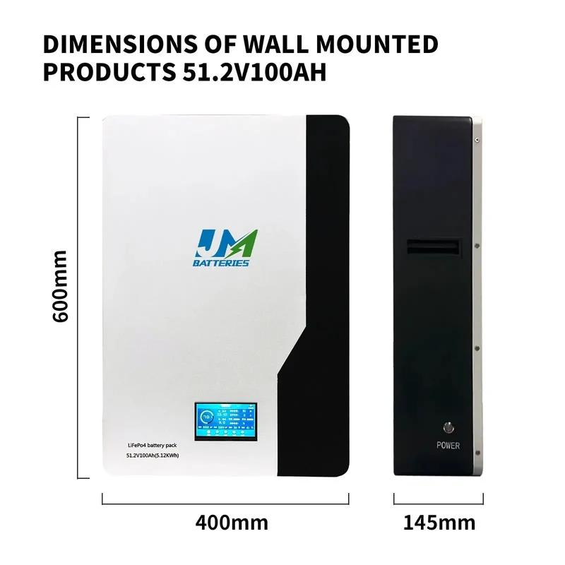 51.2V 100AH 5KWH Lithium Power Wall Battery