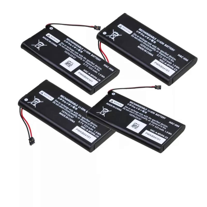 4Pcs 525mAh HAC 006 Batterie für Nintendo Schalter HAC 006 HAC 015 HAC 016 Schalter NS Freude Con controller