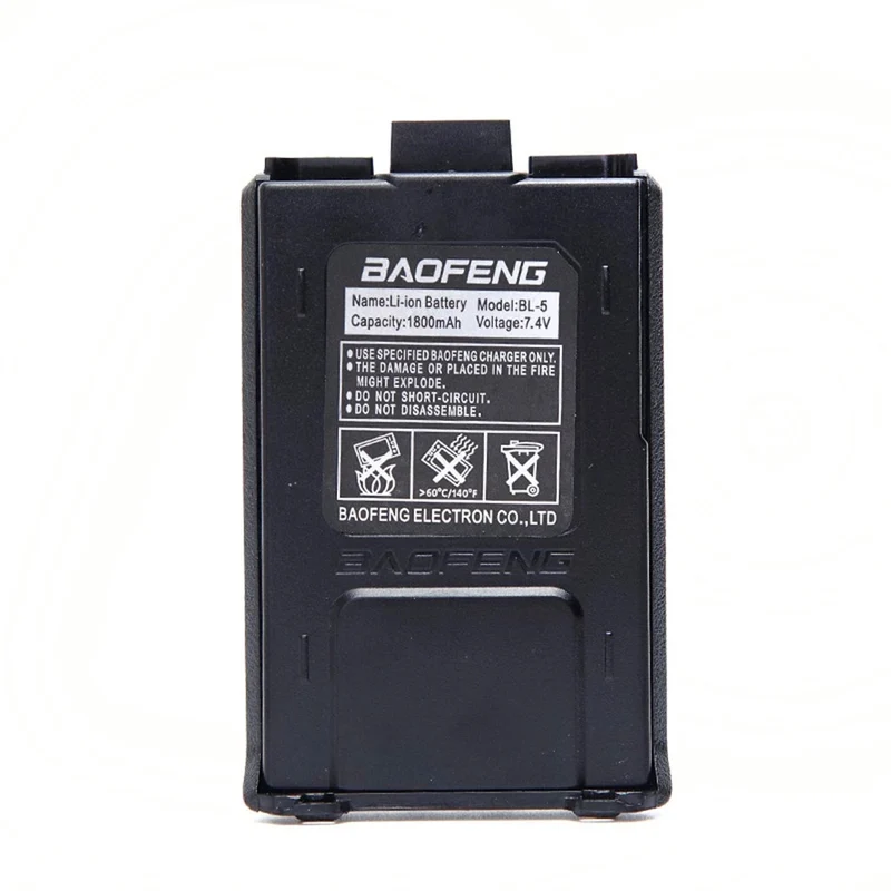 2 stücke Baofeng uv 5r bl 5 1800mah Batterie Plus Kompatibel rt 5r rt5r walkie Talkies uvhr