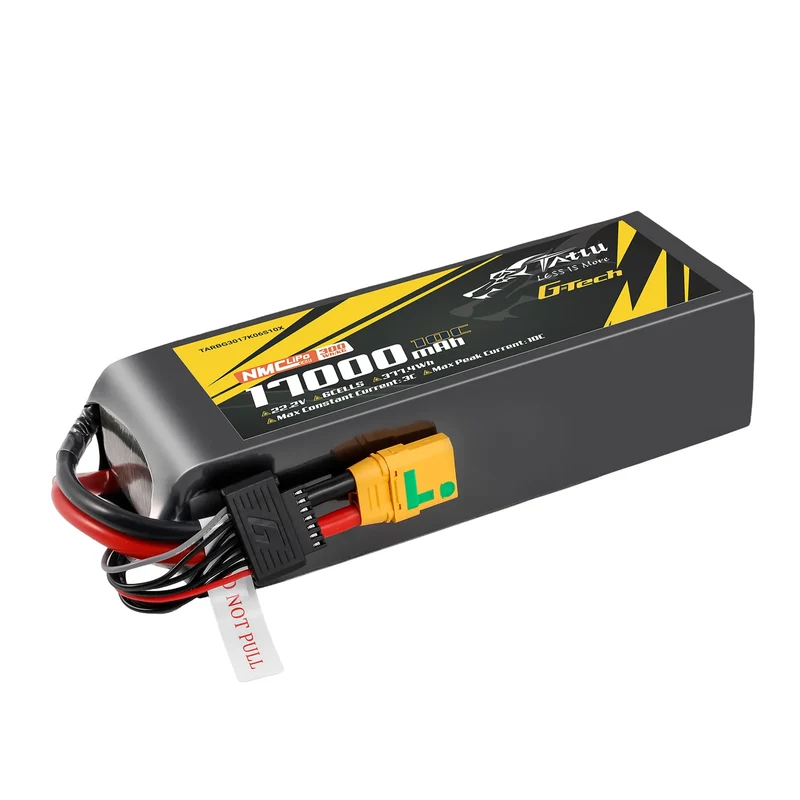 Tattu Semi-Solid State 300Wh/kg 17000mAh 10C 22,2V 6S1P G-Tech LiPo-Akkupack mit XT90S-F-Stecker