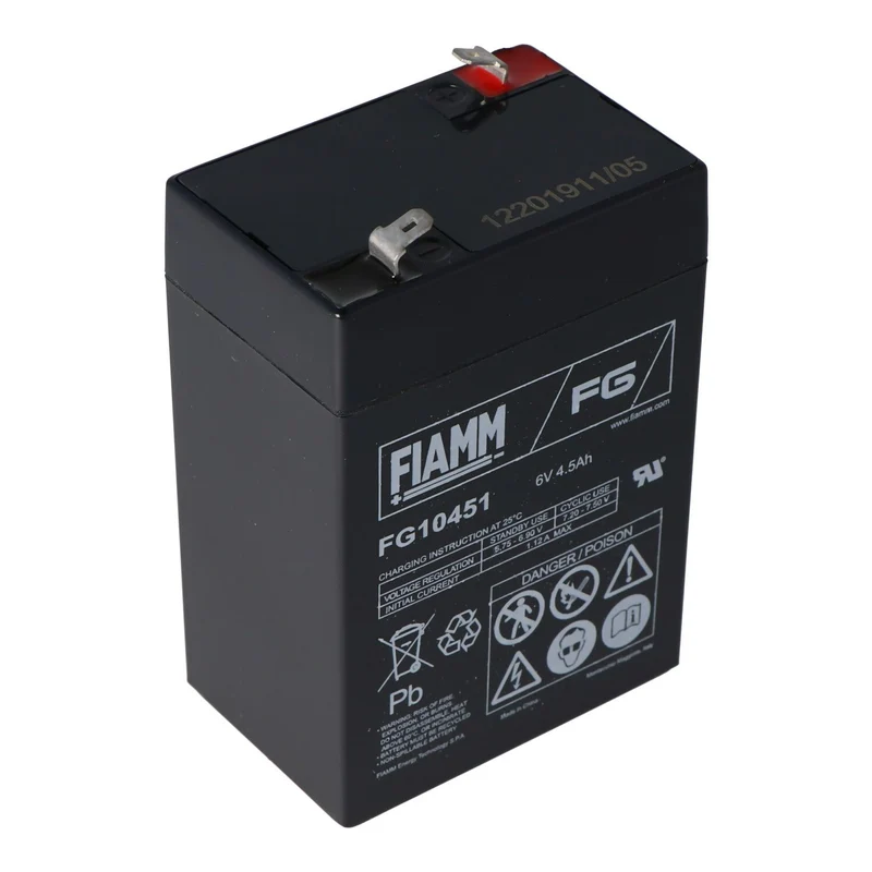 Fiam 6 Volt Akku für Peg Perego Fahrzeuge 6 Volt 4500mAh ohne Kabel