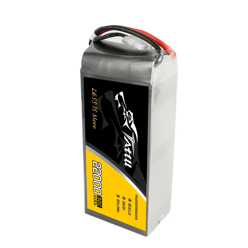 Tattu 22000mAh 29,6V 8S1P 30C 651,2Wh LiPo-Akku mit XT90-S