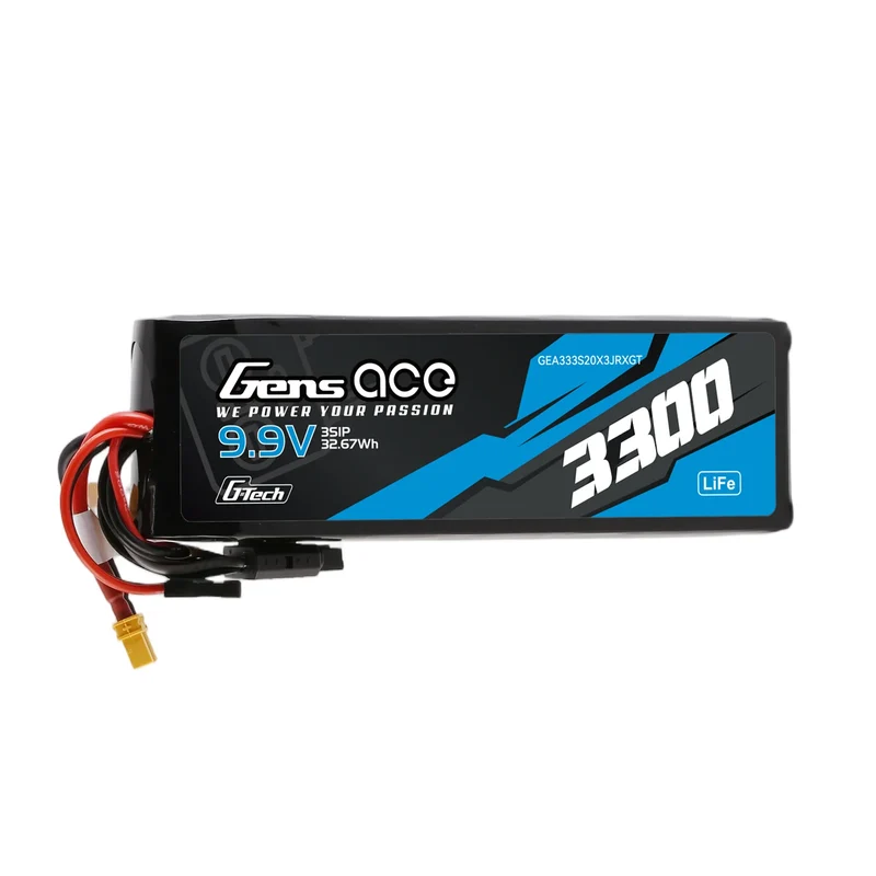 Gens ace Mini G-Tech 3300mAh 9,9V 3S 20C Li-Fe-Akku mit XT30 für Empfänger