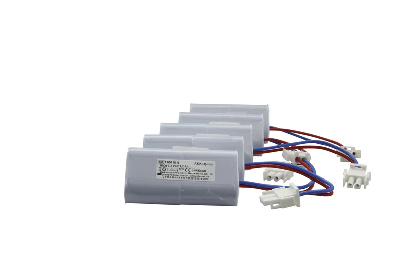 AccuCell NC Akku passend für Braun Perfusor FT91, Perfusor F, Perfusor secura P - 5er Pack