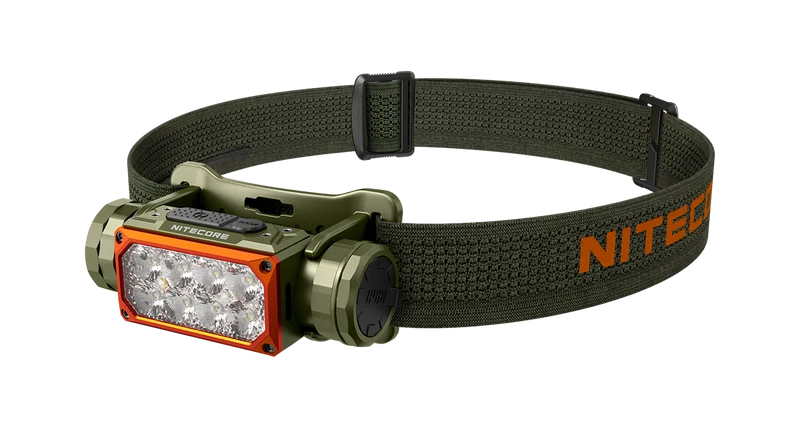 Nitecore HC65 UHE Hunting Edition Stirnlampe aus Metall, 2000 Lumen, 3 Lichtquellen, wiederaufladbar