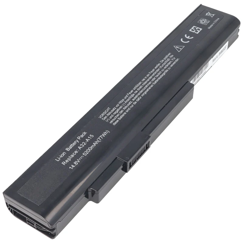 AccuCell Akku passend für den MEDION Akoya E6221 Akku, E6222, E6234 Li-Ion 10,8V, 5200mAh