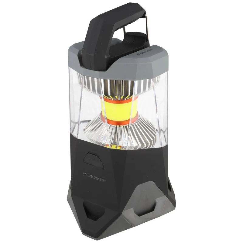 Nebo GALILEO™ 1600 Flex Laterne, 1x 18650 Lithium-Ionen-Akku (3,7 V mit 2.600 mAh), 1600 Lumen, Reichweite 21 Meter