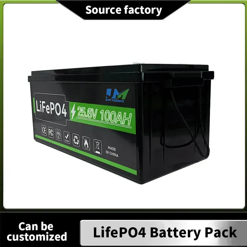 24V 25.6V 100AH LiFePO4 Renewable Battery Pack Battery