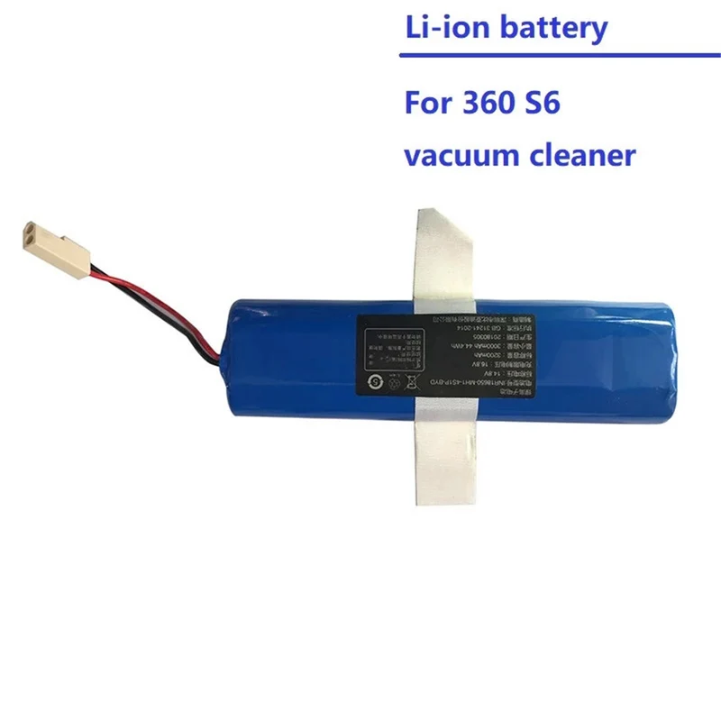 2500mAh Li Ion Akku, passend für 360 Kehrroboter S6 Zubehör Ersatzteile Akku