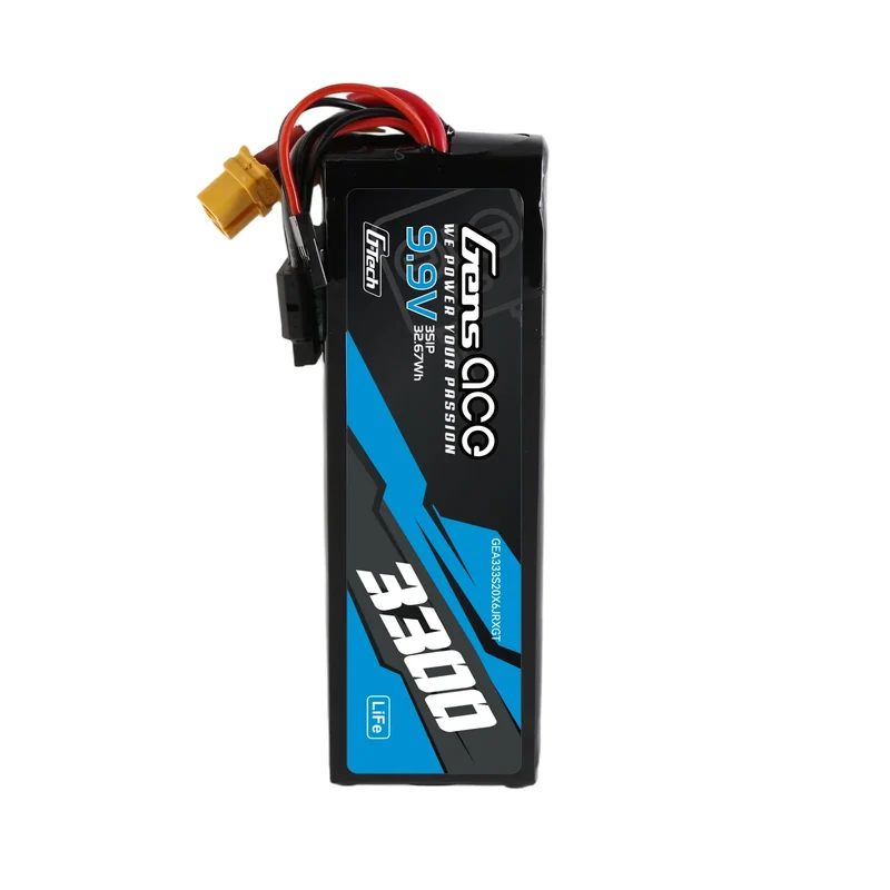 Gens ace Mini G-Tech 3300mAh 9,9V 3S 20C Li-Fe-Akku mit XT60 für Empfänger