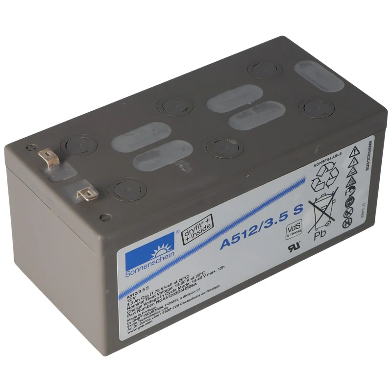 Exide Sonnenschein Dryfit A512/3.5 S Blei Akku, VdS-Nr. G190045