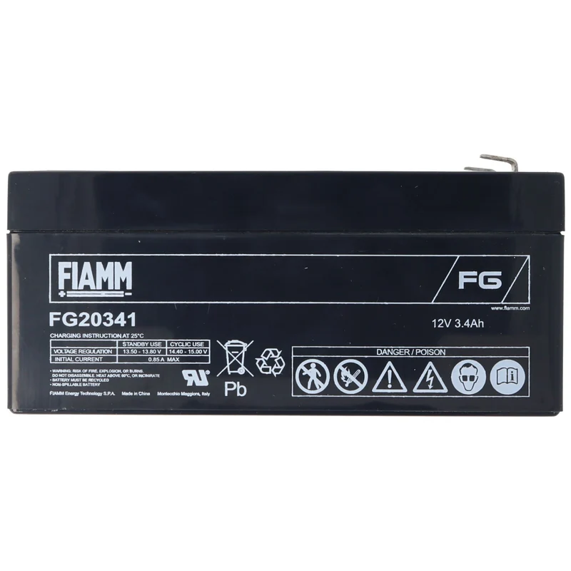 Fiamm FG20341 Akku, ehemals FG20301 Akku 12 Volt 3400mAh Blei PB Akku