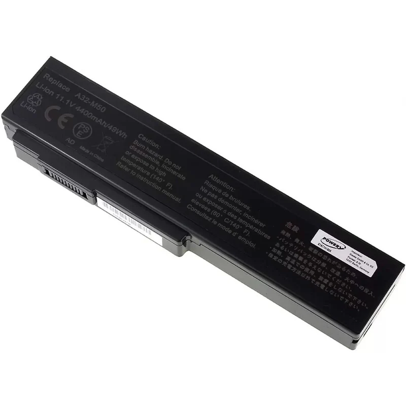 AccuCell Akku für Asus M50 Serie / Typ A32-M50 Standardakku - 11,1V - 4400 mAh