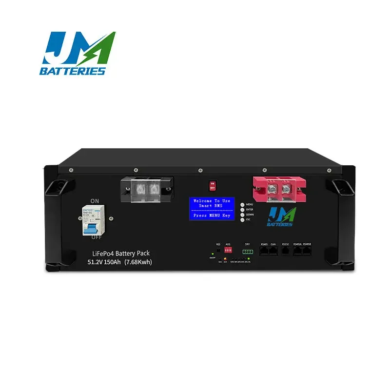 Lithium Ion Battery Pack LiFePO4 Battery 51.2V 150Ah