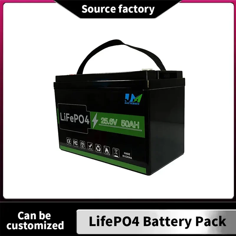 25.6V 50AH 1.28KWH Electric Scooter Lithium Ion Battery