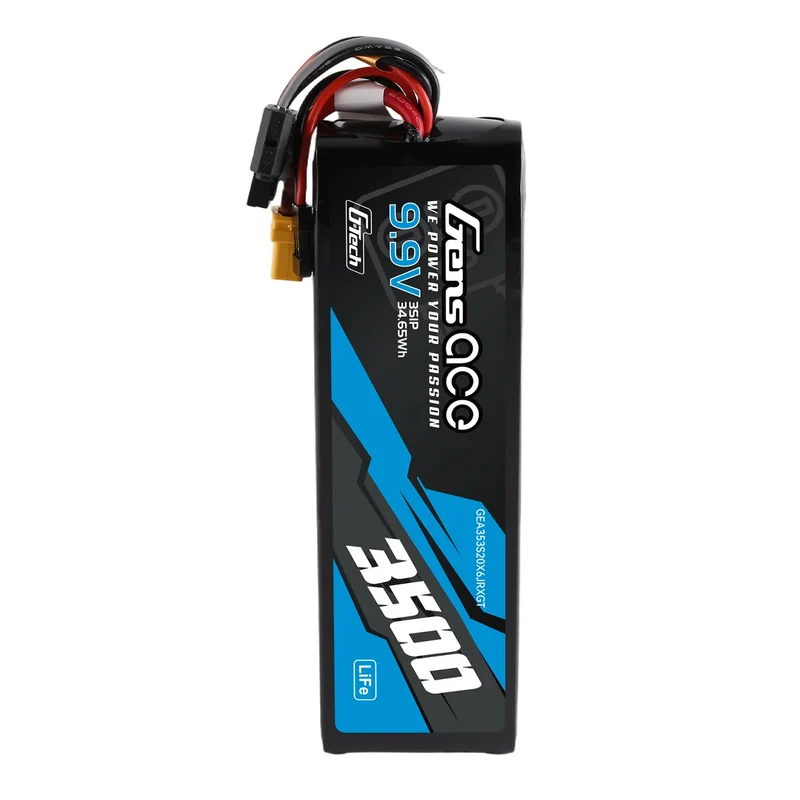 Gens Ace Mini G-Tech 3500mAh 9,9V 3S1P 20C Li-Fe Akku für Empfänger
