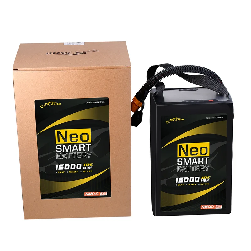 Tattu NEO Compact 16000mAh 44,4V 10C 12S1P Smart-Akku mit AS150U-F-Stecker