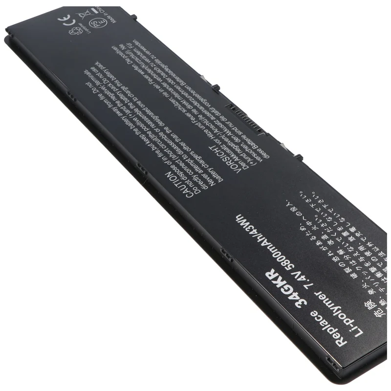 AccuCell Akku passend für Dell Latitude E7440, Latitude 14 7000 Series, 7,4 Volt 6000mAh
