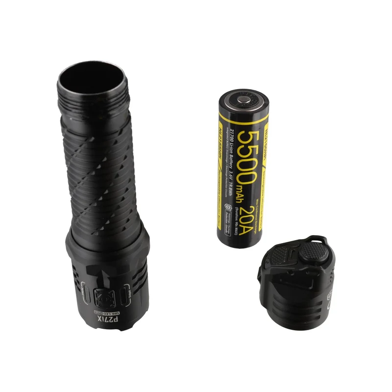 Nitecore P27iX taktische LED-Taschenlampe, max. 5000 Lumen, 4 personalisierbare Einstellungen, wiederaufladbar per USB-C