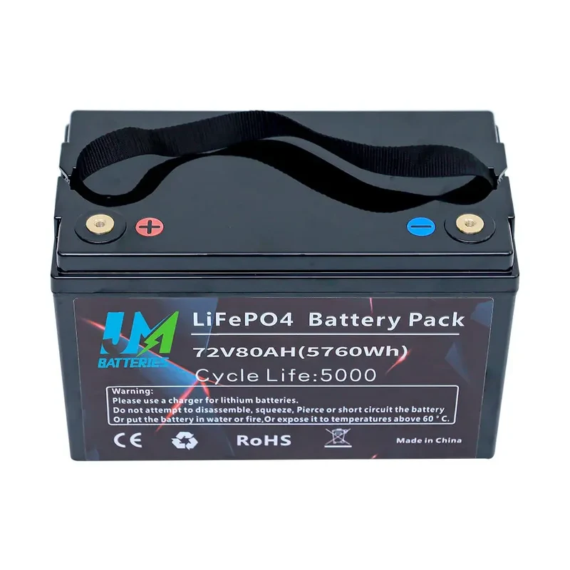 72V 80ah Electric Bicycle Energy Storage Lithium Ion Batteries