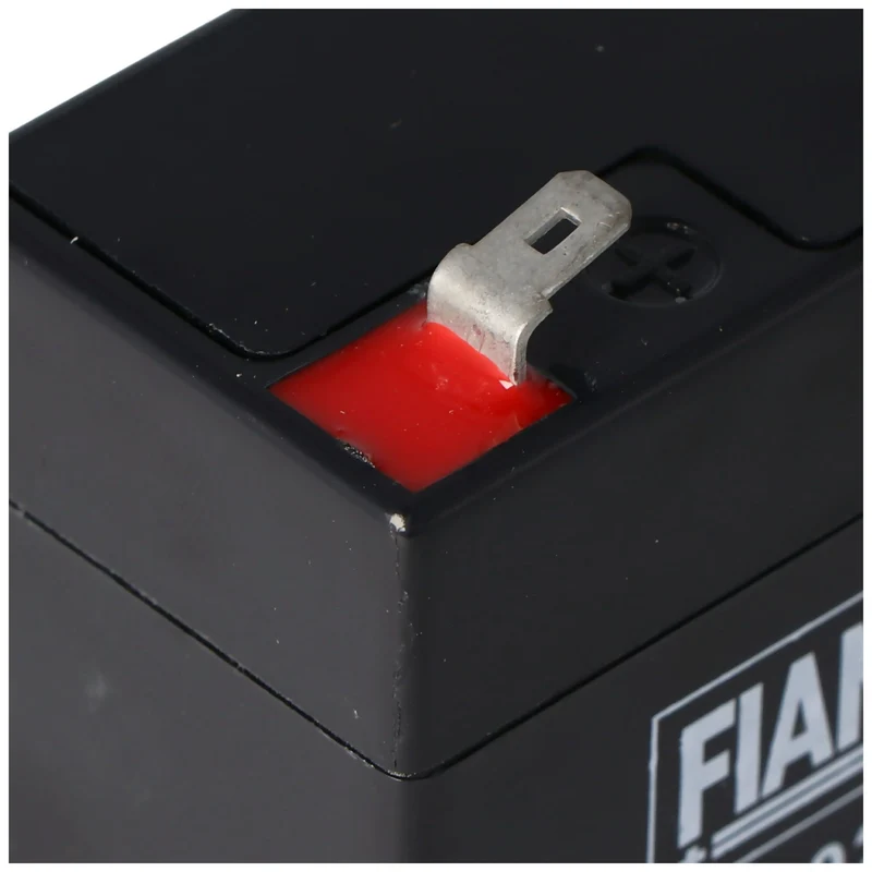 Fiamm FG20201 Akku 2,0Ah PB Blei Akku wartungsfrei, mit 4,8mm Steckkontakten