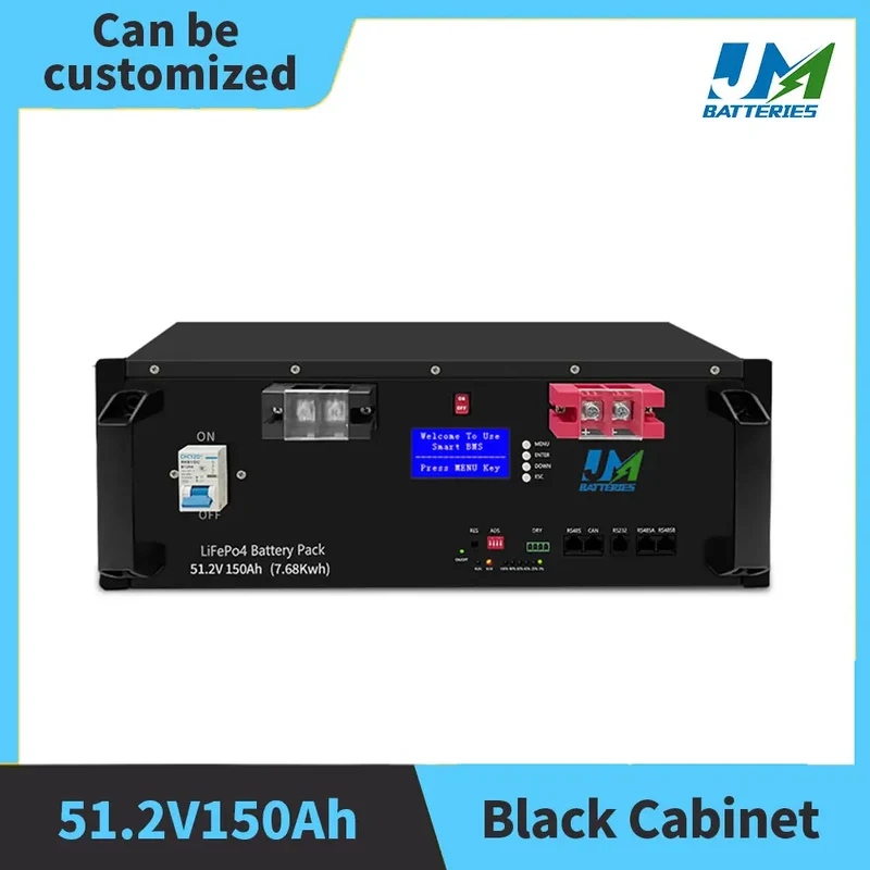 51.2V 150AH Rack Mounted Lithium Ion Battery