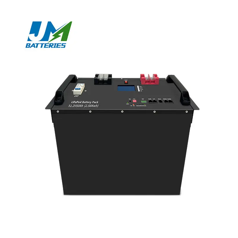 51.2V 50AH LiFePO4 Rack Design Solar Battery