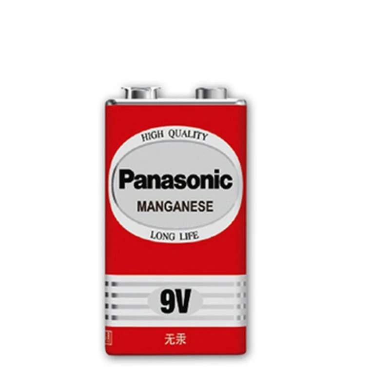 4 Stück 9V Kohlebatterie für Spielzeug, Fernbedienung, Universalmultimeter, drahtloses Mikrofon