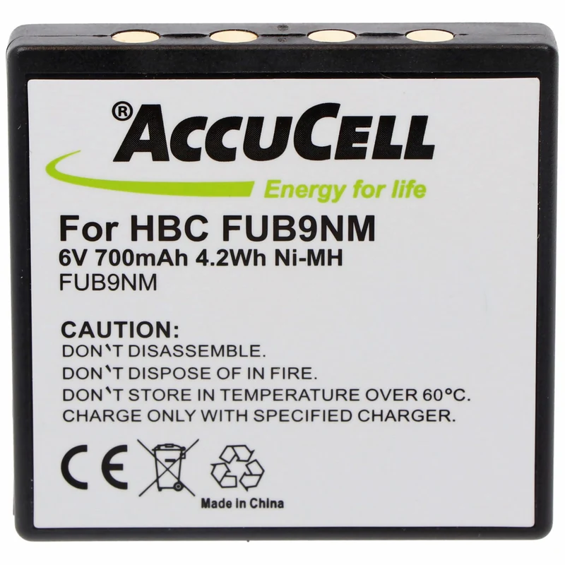 AccuCell HBC FUB9NM Akku, BA209000, 209060, BA209061 als Nachbau