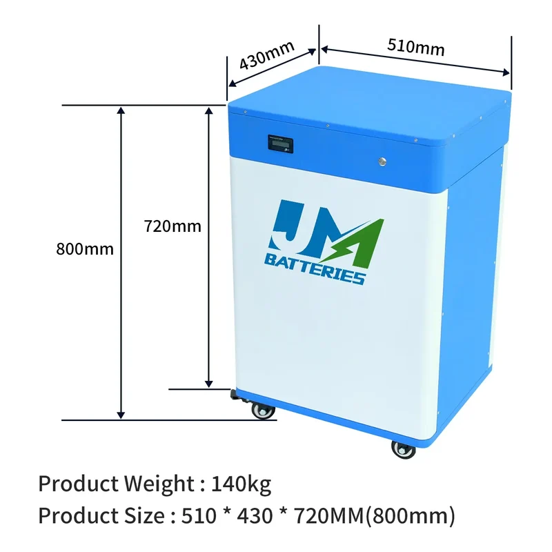 51.2V 250Ah Moveable Design Lithium Ion Battery