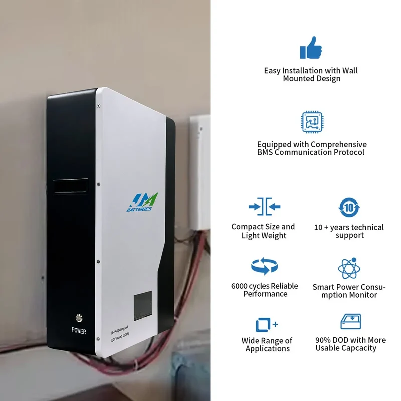 51.2V 100ah Lithium Powerwall Batteries for Solar