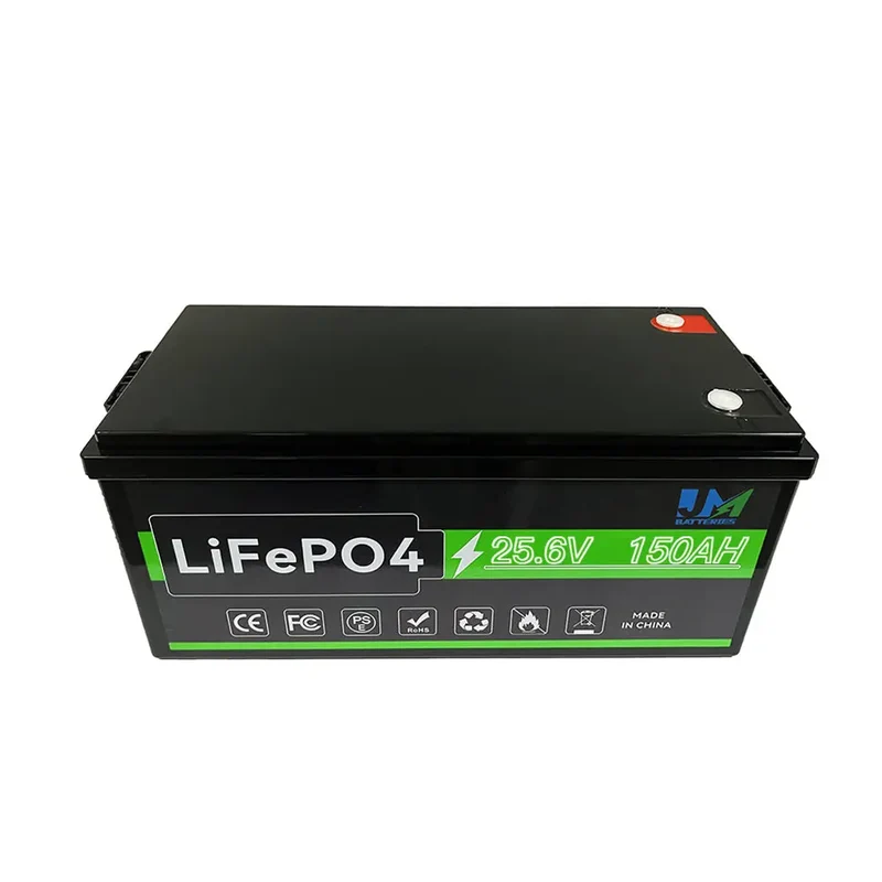 25.6V 150AH Lithium Ion Battery Pack Solar Safe Rechargebale Battery
