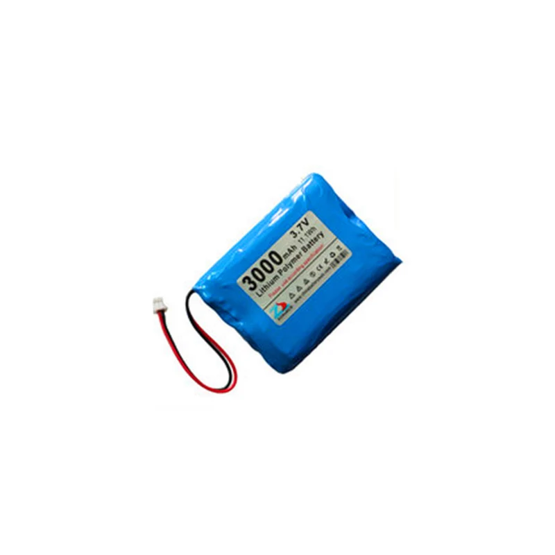 2x 3000mAh 3,7V MX1.25 positiver Stecker 102050 Lithium Polymer Akku für tragbare Geräte und Instrumente