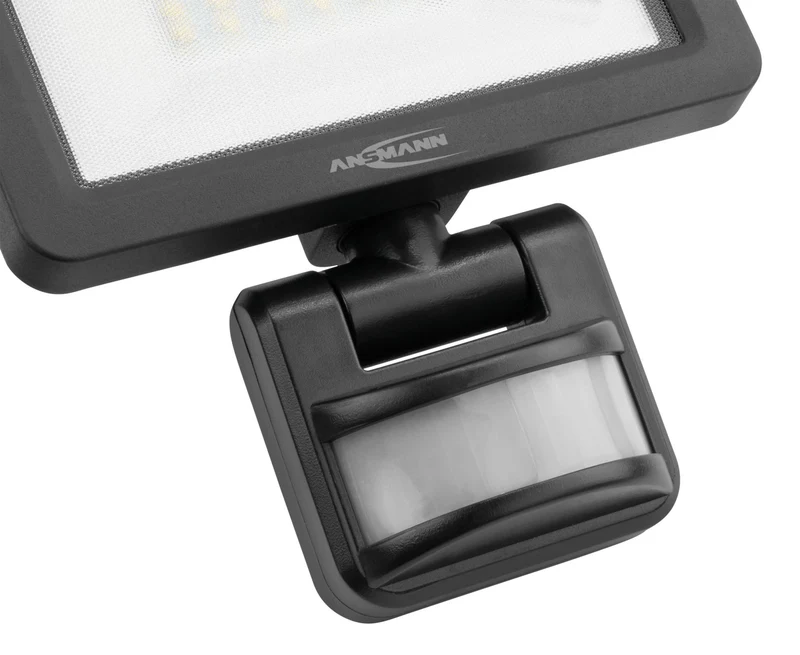 Ansmann WFL20W-S LED-Wandstrahler mit PIR Bewegungsmelder, kabelgebunden, 20 W