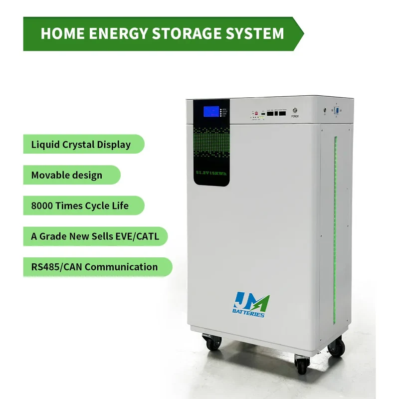 Home Moveable Lithium Battery 51.2V 300AH 15KWH
