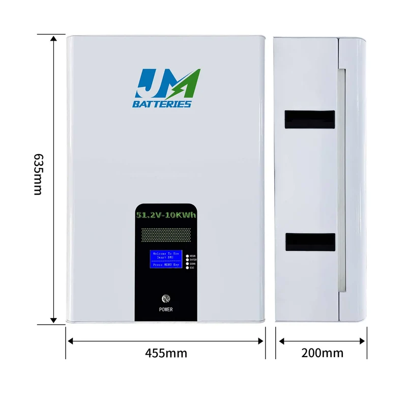 Wall Mounted Solar Battery 51.2V 200Ah Storage Lithium Battery