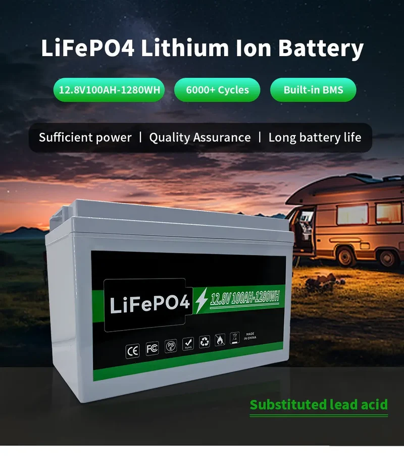 LiFePo4 1 2.8V 100AH lithium battery