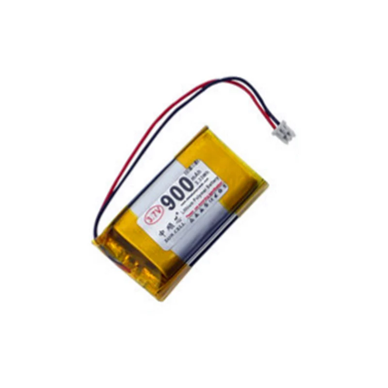 2x3,7 V 900 mAh MX1.25 umgekehrter Stecker 502035 digitaler Hochtemperatur Polymer Lithium Akku für intelligente Geräte