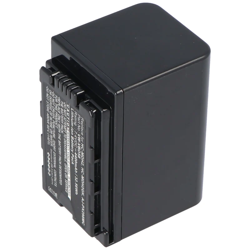 AccuCell Akku passend für Panasonic VW-VBD29 Akku VW-VBD58, VW-VBD58E-K, VW-VBD58PPK, 4400mAh